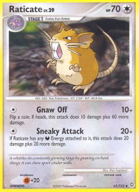 Raticate - Secret Wonders (SW) #61/132 - Uncommon Pokémon Trading Card