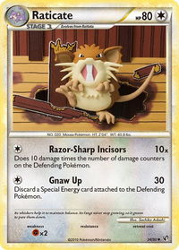 Raticate - Undaunted (UD) #34/90 - Uncommon Pokémon Trading Card