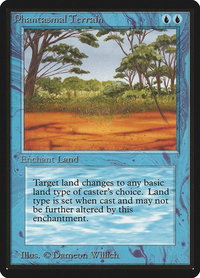 Phantasmal Terrain - Beta Edition (LEB) #69 - Common Magic: The Gathering Trading Card