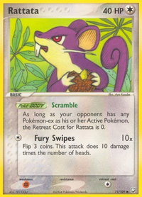 Rattata - 071/109 - Team Rocket Returns (RR) #71/109 - Common Pokémon Trading Card