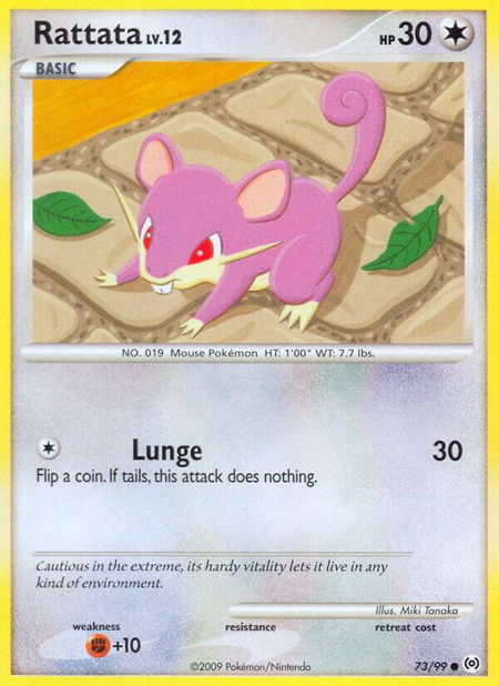 Rattata - Arceus Pokémon trading card