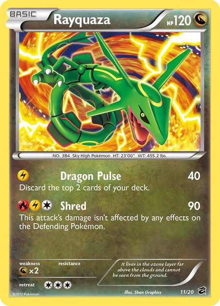 Rayquaza - Dragon Vault Pokémon trading card