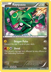 Rayquaza - Legendary Treasures (LTR) #93/113 - Holo Rare Pokémon Trading Card