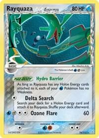 Rayquaza - 016/110 (Delta Species) trading card from Holon Phantoms Rayquaza - 016/110 (Delta Species) - Holon Phantoms Pokémon trading card