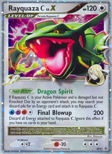 Rayquaza C LV.X - DP47 - Diamond and Pearl Promos Pokémon trading card