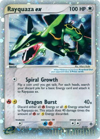 Rayquaza ex - Dragon (DR) #97/97 - Ultra Rare Pokémon Trading Card