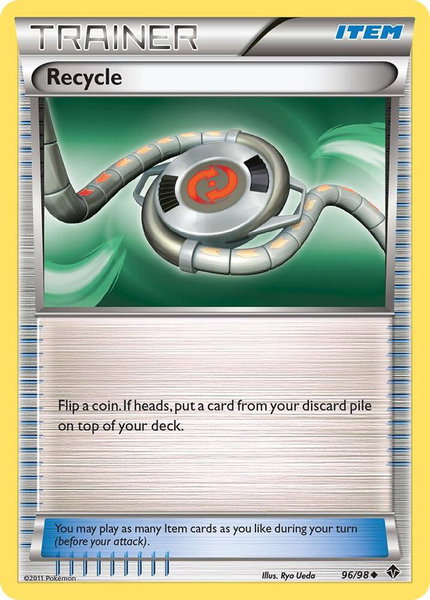 Recycle trading card from Emerging Powers Recycle - Emerging Powers Pokémon trading card
