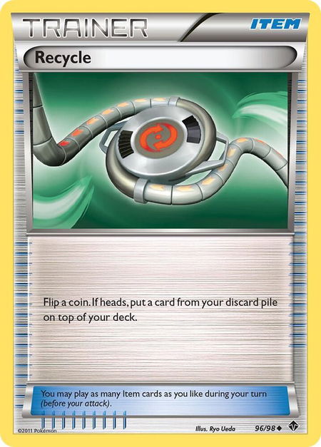 Recycle - Emerging Powers Pokémon trading card