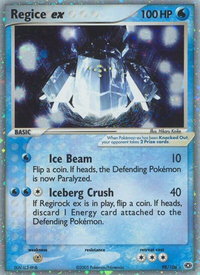 Regice ex - Emerald (EM) #98/106 - Ultra Rare Pokémon Trading Card
