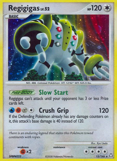 Regigigas (15) - Legends Awakened Pokémon trading card