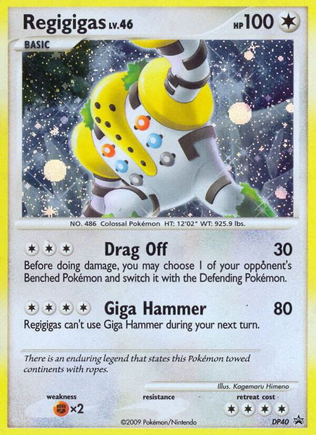 Regigigas - DP40 - Diamond and Pearl Promos Pokémon trading card