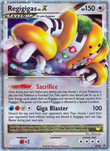 Regigigas LV.X - DP30 - Diamond and Pearl Promos Pokémon trading card