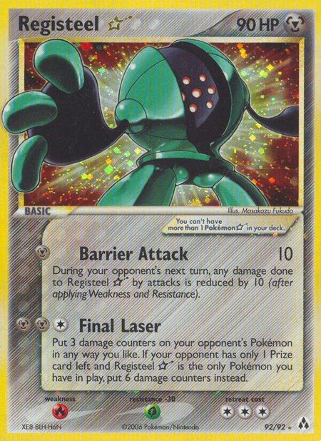 Registeel Star - Legend Maker Pokémon trading card