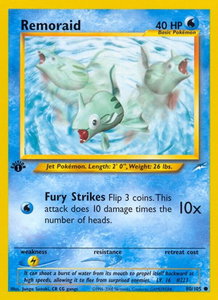 Remoraid - Neo Destiny (N4) #080/105 - Common Pokémon Trading Card