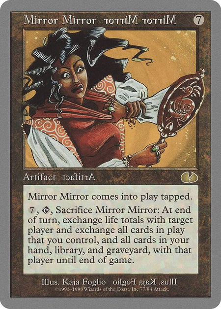 Mirror Mirror - Unglued Magic: The Gathering trading card