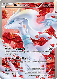 Reshiram (Full Art) - Legendary Treasures: Radiant Collection (LTR) #RC22/RC25 - Ultra Rare Pokémon Trading Card