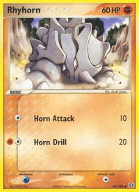 Rhyhorn - Emerald (EM) #62/106 - Common Pokémon Trading Card