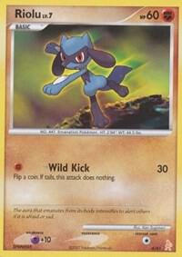 Riolu trading card from DP Trainer Kit: Manaphy & Lucario Riolu - DP Trainer Kit: Manaphy & Lucario Pokémon trading card