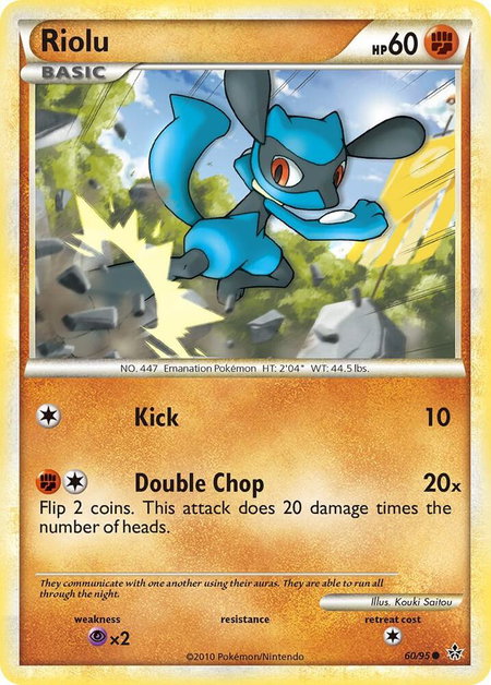 Riolu - Unleashed Pokémon trading card