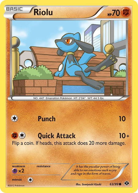 Riolu - Next Destinies Pokémon trading card
