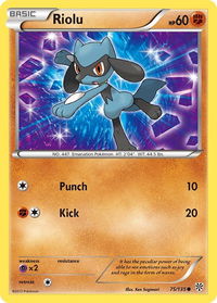 Riolu (75) - Plasma Storm (PLS) #75/135 - Common Pokémon Trading Card