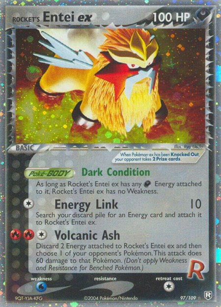 Rocket's Entei ex - Team Rocket Returns Pokémon trading card
