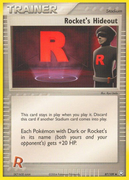 Rocket's Hideout - Team Rocket Returns Pokémon trading card