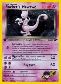 Rocket's Mewtwo - Gym Challenge (G2) #014/132 - Holo Rare Pokémon Trading Card