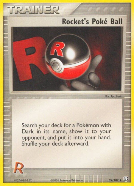 Rocket's Poke Ball - Team Rocket Returns Pokémon trading card