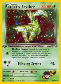Rocket's Scyther - Gym Heroes (G1) #013/132 - Holo Rare Pokémon Trading Card