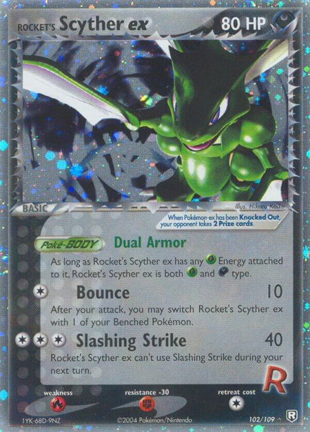 Rocket's Scyther ex - Team Rocket Returns Pokémon trading card
