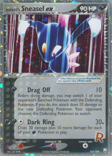 Rocket's Sneasel ex - Team Rocket Returns Pokémon trading card