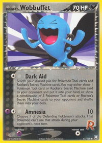 Rocket's Wobbuffet - Team Rocket Returns (RR) #47/109 - Uncommon Pokémon Trading Card
