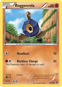 Roggenrola (50) - Emerging Powers (EPO) #50/98 - Common Pokémon Trading Card