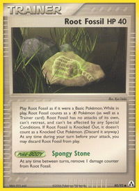 Root Fossil - Legend Maker (LM) #80/92 - Common Pokémon Trading Card