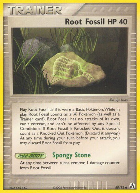 Root Fossil - Legend Maker Pokémon trading card