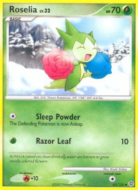 Roselia - Secret Wonders (SW) #62/132 - Uncommon Pokémon Trading Card