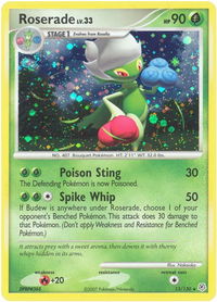 Roserade - Diamond and Pearl (DP) #13/130 - Holo Rare Pokémon Trading Card