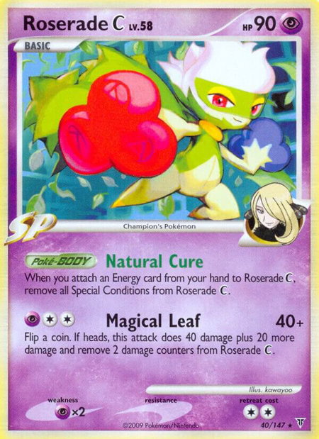 Roserade C - Supreme Victors Pokémon trading card