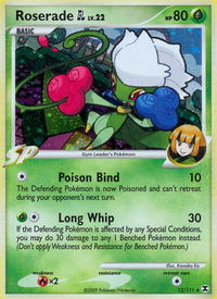 Roserade GL - Rising Rivals (RR) #12/111 - Holo Rare Pokémon Trading Card