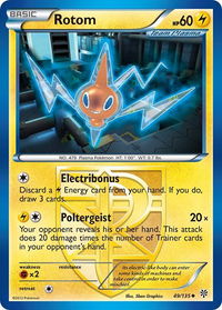 Rotom (Team Plasma) - Plasma Storm (PLS) #49/135 - Uncommon Pokémon Trading Card