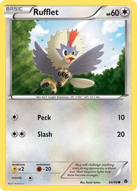 Rufflet (86) - Emerging Powers (EPO) #86/98 - Common Pokémon Trading Card