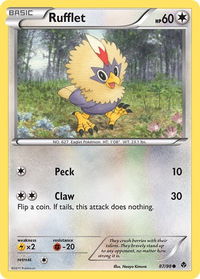 Rufflet (87) - Emerging Powers (EPO) #87/98 - Uncommon Pokémon Trading Card