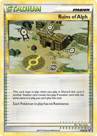 Ruins Of Alph - Undaunted (UD) #76/90 - Uncommon Pokémon Trading Card