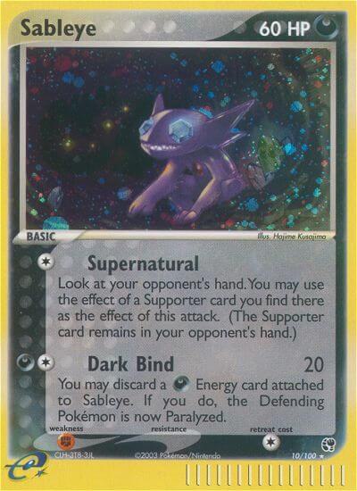 Sableye - Sandstorm Pokémon trading card