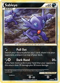 Sableye - Undaunted (UD) #35/90 - Uncommon Pokémon Trading Card