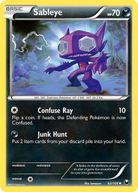Sableye - Dark Explorers (DEX) #62/108 - Uncommon Pokémon Trading Card