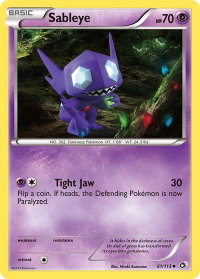 Sableye - Legendary Treasures (LTR) #61/113 - Uncommon Pokémon Trading Card