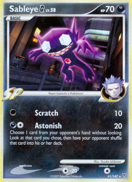Sableye G - Supreme Victors Pokémon trading card