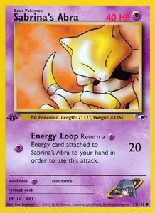 Sabrina's Abra - Gym Heroes (G1) #091/132 - Common Pokémon Trading Card